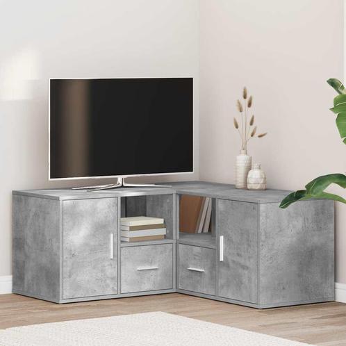 vidaXL Hoekkast 160x40x45 cm bewerkt hout betongrijs, Huis en Inrichting, Kasten | Overige, Nieuw, Verzenden