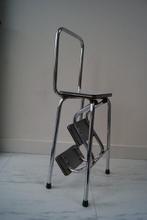 Keukentrapje - Hout, Metaal, formica