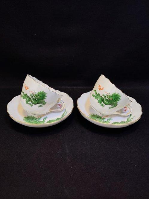 Meissen - Tasse à café (4) - 2er Set Espresso-/Mokkatassen, Antiek en Kunst, Antiek | Meubels | Tafels