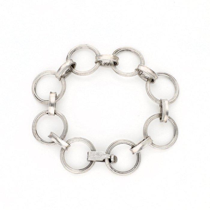 Sans prix de réserve - Gourmette Argent, Handtassen en Accessoires, Antieke sieraden