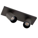Spots opbouw Lynn 2 Opbouwspot Gun Metal Binnenverlichting, Verzenden, Nieuw