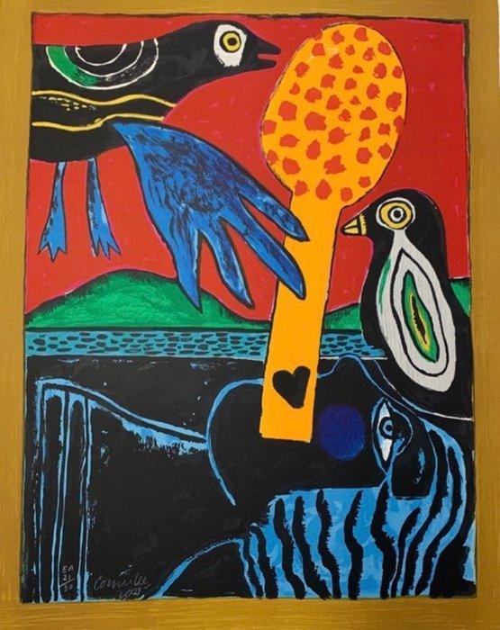 Corneille (1922-2010) - Oiseaux en fête, Antiek en Kunst, Antiek | Overige Antiek