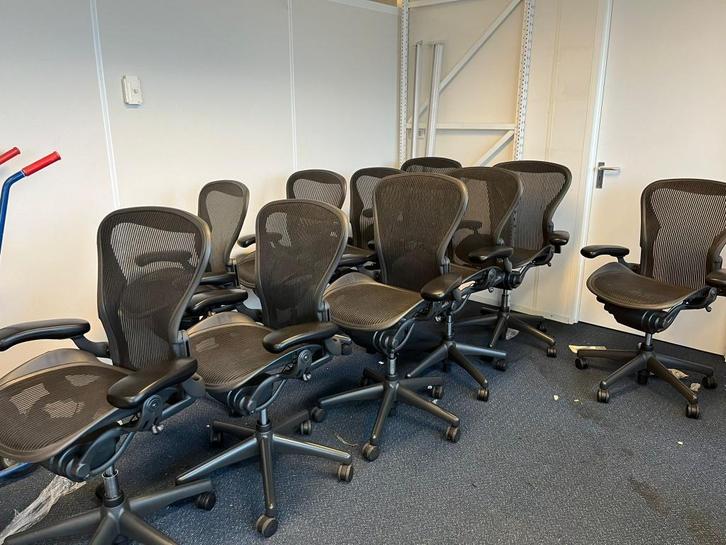 Herman Miller Aeron Bureaustoelen Maat B, Huis en Inrichting, Bureaustoelen, Bureaustoel, Overige kleuren, Zo goed als nieuw, Ergonomisch