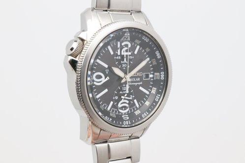 Seiko - Solar - Zonder Minimumprijs - SSC075P1 | V172-0AG0 -, Handtassen en Accessoires, Horloges | Antiek