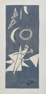 Georges Braque (1882-1963) - Oiseau, lune et soleil, Antiquités & Art