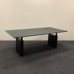 Tweedehands design tafel / vergadertafel 200x100 cm, zwart, Gebruikt, Bureau