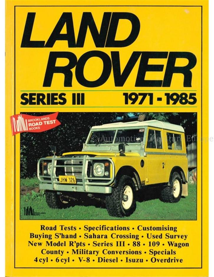 LAND ROVER SERIES III 1971-1985 (BROOKLANDS), Boeken, Auto's | Boeken