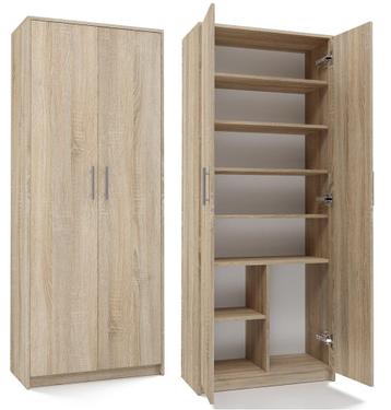 Kantoorkast-Kledingkast Sonoma (Kledingkasten, Slaapkamer) beschikbaar voor biedingen