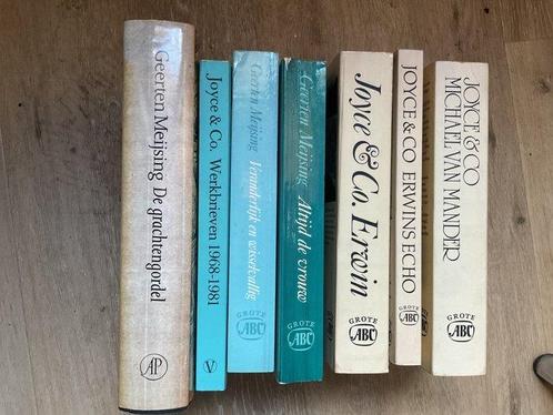 Geerten Meijsing / Joyce & Co - Collectie eerste drukken -, Antiek en Kunst, Antiek | Boeken en Manuscripten