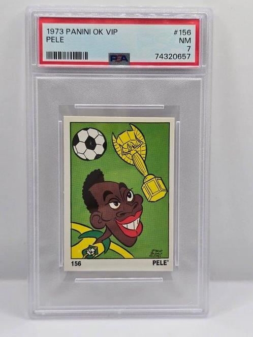 1973 Panini OK VIP Pelé #156 PSA 7 Graded sticker, Hobby & Loisirs créatifs, Jeux de cartes à collectionner | Autre