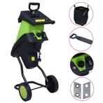 vidaXL Broyeur électrique de jardin avec 2 lames supplémenta