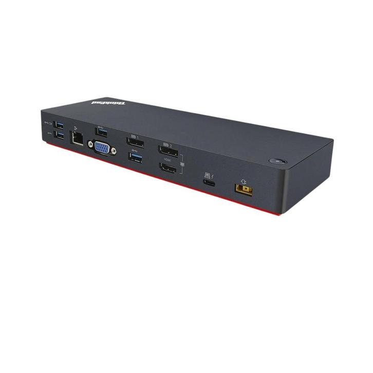 ThinkPad Thunderbolt 3 USB-C docking station 135W, Computers en Software, Dockingstations, Gebruikt, Ophalen of Verzenden