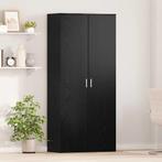 vidaXL Highboard met plank Zwart eiken 80 x 39 x 178 cm, Verzenden, Nieuw