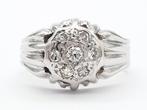 Ring - 18 karaat Witgoud -  0.21ct. tw. Diamant (Natuurlijk), Handtassen en Accessoires, Ringen, Nieuw