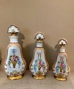 Decoré Main - Beeldje - Set di 3 boccette in porcellana