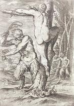 Agostino Carracci (1557-1602) - Satiro che frusta una ninfa
