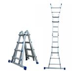 Alumexx Telescopische vouwladder 4x4, Doe-het-zelf en Bouw, Ladders en Trappen, Nieuw, Verzenden