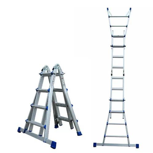 Alumexx Telescopische vouwladder 4x4, Doe-het-zelf en Bouw, Ladders en Trappen, Verzenden