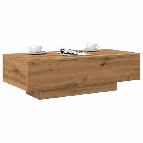 vidaXL Salontafel 100x49,5x31 cm bewerkt hout artisanaal, Huis en Inrichting, Tafels | Salontafels, Nieuw, Verzenden