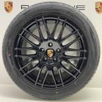 Porsche Cayenne ORIGINELE 20 RS Spyder Uni zwart met banden, Auto-onderdelen, Banden en Velgen, Ophalen, Gebruikt, 275 mm, Banden en Velgen
