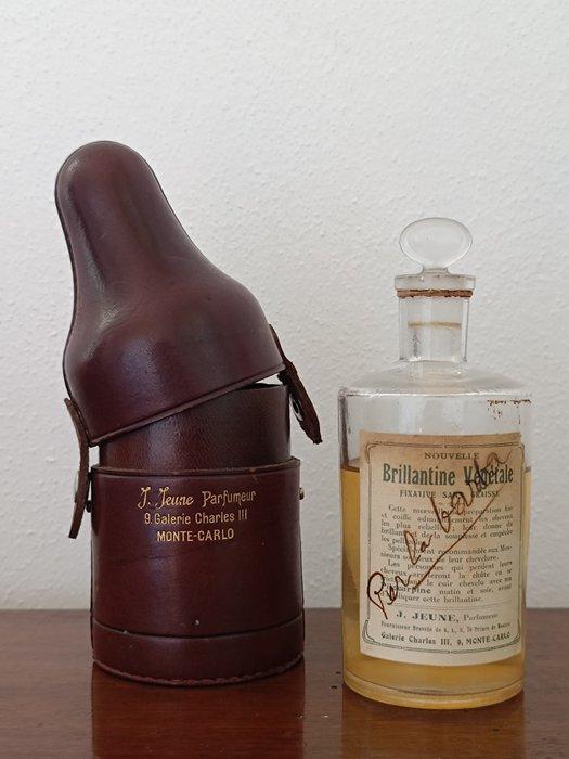 Parfumfles (2) - Leder, Glas - Een reis voor de reukzin., Antiquités & Art, Curiosités & Brocante