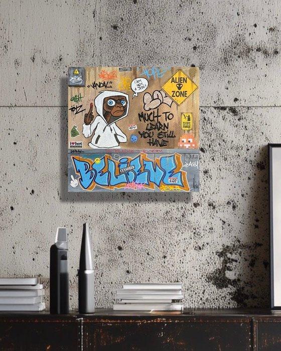 ALEZE (1974) - Believe Urban wall, Antiek en Kunst, Kunst | Designobjecten