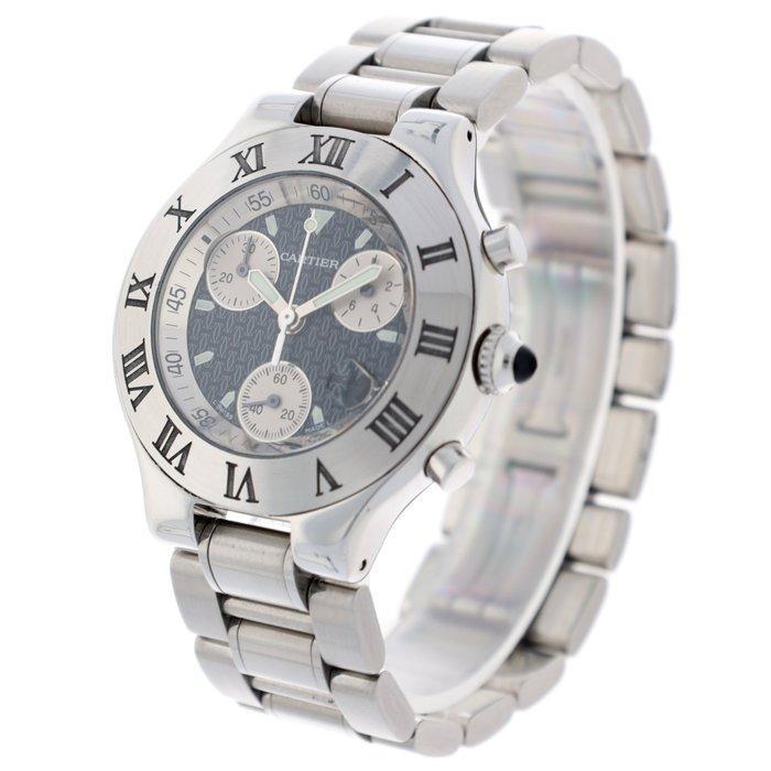 Cartier - 21 Chronoscaph - 2424 - Heren - 2000-2010, Handtassen en Accessoires, Horloges | Heren