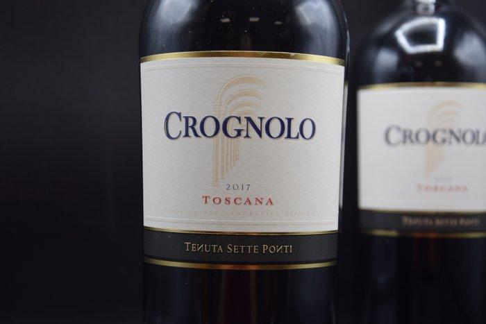 2017 Tenuta Sette Ponti, Crognolo - Toscane - 2 Magnums, Verzamelen, Wijnen
