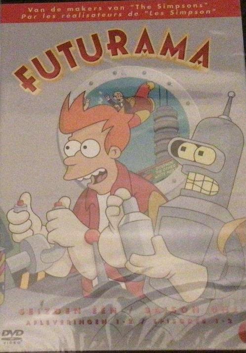 Futurama Seizoen 1 afl 1-2 op DVD, Cd's en Dvd's, Dvd's | Tekenfilms en Animatie, Nieuw in verpakking, Verzenden