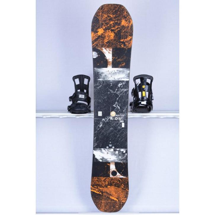 150 snowboard BURTON RADIUS, black/orange, woodcore, FLATtop, Sport en Fitness, Snowboarden, Verzenden