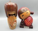 Creatieve Japanse kokeshi-poppen - Hout - Japan - Shwa, Antiek en Kunst