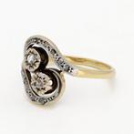 Ring - 18 karaat Geel goud Diamant (Natuurlijk), Handtassen en Accessoires, Ringen, Nieuw