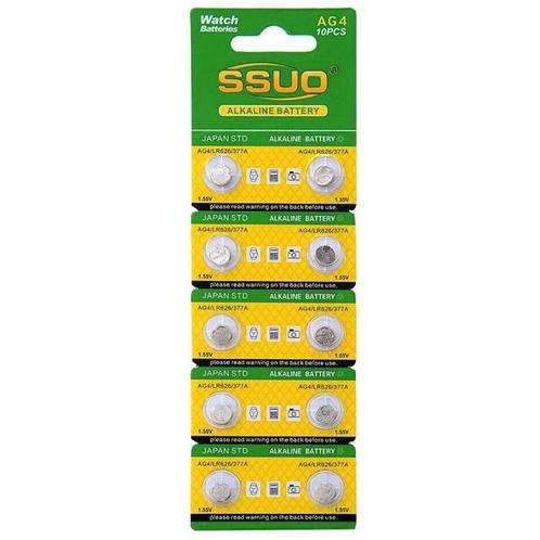 SSUO - Horloge Batterij - SR626SW - AG4 - 377 - 1.55V - 10, Handtassen en Accessoires, Horloges | Dames, Verzenden