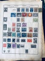 Wereld - Collectie / Uitzoeker Wereld op oude Albumbladen, Postzegels en Munten, Gestempeld