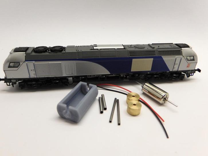 micromotor NSU001F ombouwset Sudexpress Stadler EURODUAL,, Hobby en Vrije tijd, Modeltreinen | N-Spoor, Gelijkstroom, Overige typen