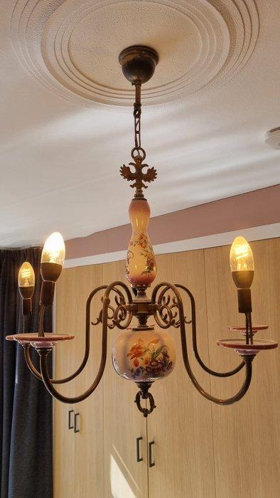 Kroonluchter - Messing, Porselein, Antiek en Kunst, Curiosa en Brocante