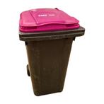 Afvalcontainer 240 liter licht gebruikt Grijs met roze, Ophalen of Verzenden, Nieuw