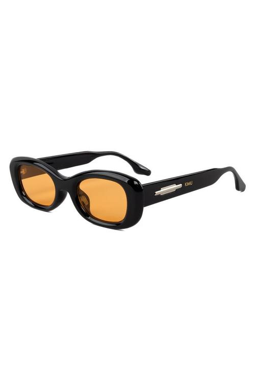 Zonnebril Y2K Rond Cat Eye Zwart Montuur Oranje Glazen Dames, Handtassen en Accessoires, Zonnebrillen en Brillen | Dames, Zwart