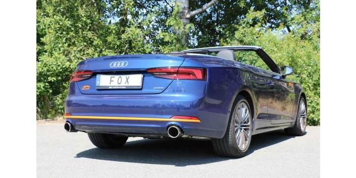 FOX Audi A5 quattro B9 Cabrio einddemper rechts/links voor 1, Auto-onderdelen, Uitlaatsystemen, Nieuw, Verzenden