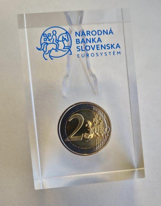 Slowakije. 2 Euro 2019 Milan Rastislav Štefánik - Plexi, Postzegels en Munten, Munten | Europa | Euromunten