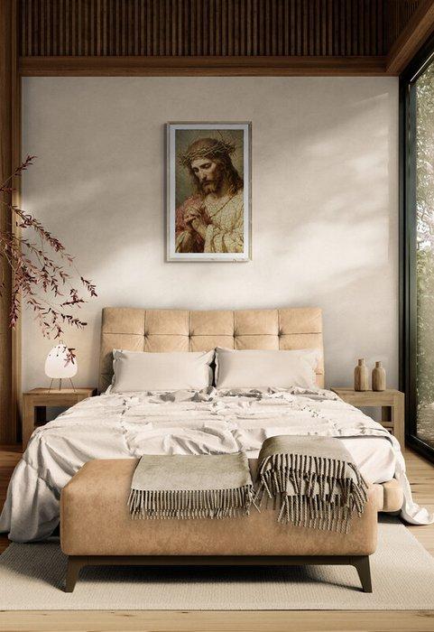 CARCANVAS_IT - Jesus Praying in Crackle style, Antiek en Kunst, Antiek | Boeken en Manuscripten