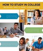 How to Study in College 9781133960782 Walter Pauk, Verzenden, Walter Pauk