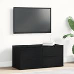 vidaXL TV Stand met lade Zwart 80 x 34 x 35.5 cm Bewerkt, Huis en Inrichting, Kasten |Televisiemeubels, Verzenden, Nieuw