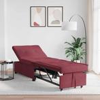 vidaXL Slaapbank Rood 194 x 67 x 37 cm Stof, Verzenden, Nieuw