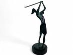 Veiling - Modern Bronzen Beeld De Golfer, Verzamelen, Beelden en Beeldjes, Nieuw