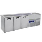Bierkoeler RVS | 3 Deurs | Met 2 Spoelbakken Rechts | 230V, Verzenden, Nieuw in verpakking