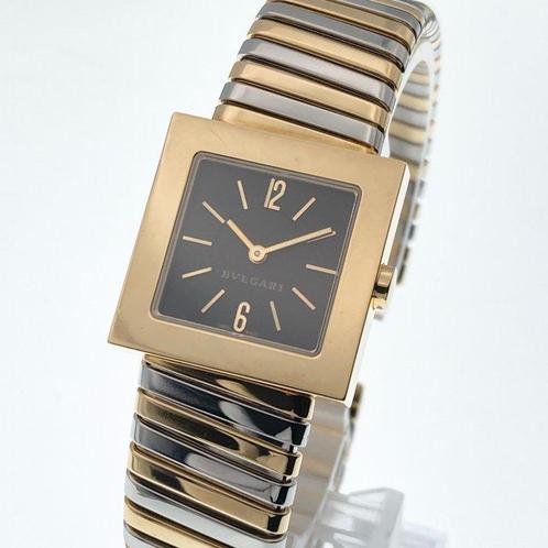 Bvlgari - Quadrado - SQ222T - Femme - 1990-1999, Handtassen en Accessoires, Horloges | Heren