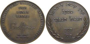 Bronze-medaille 1969 J Israel beschikbaar voor biedingen