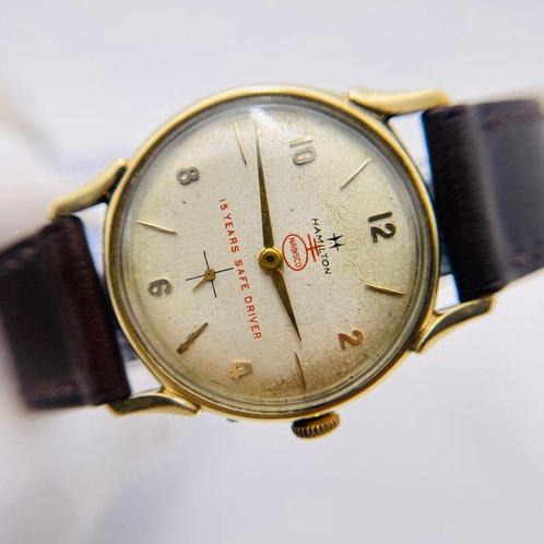Hamilton - Wilton “15 Years Safe Driver” Nabisco - Sans Prix, Handtassen en Accessoires, Horloges | Heren