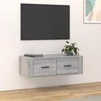 vidaXL Tv-hangmeubel 80x36x25 cm bewerkt hout grijs sonoma, Huis en Inrichting, Verzenden, Nieuw